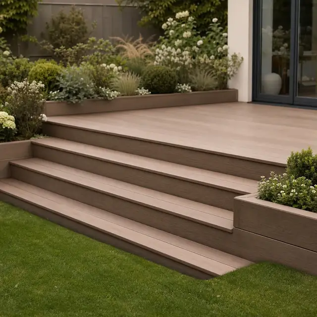 Steps and levels decking in Cardiff