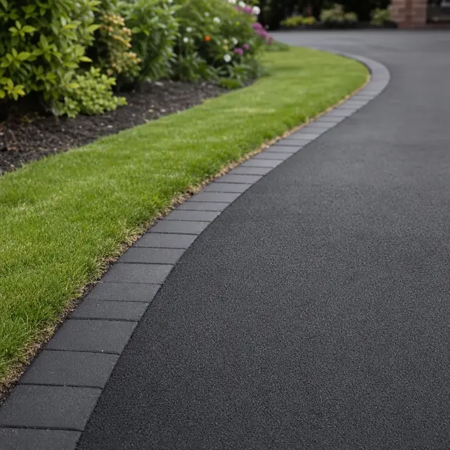 Block-edged tarmac driveways in Cardiff