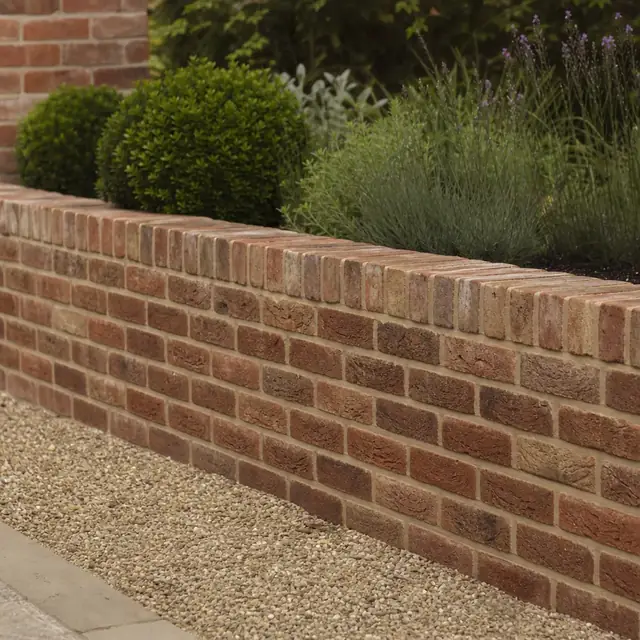 Reclaimed brick garden walls & brickwork in Cardiff