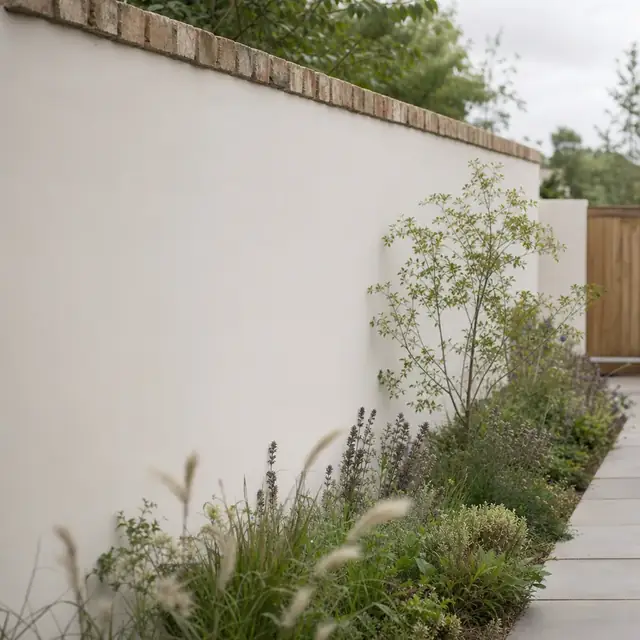 Rendered garden walls & brickwork in Cardiff