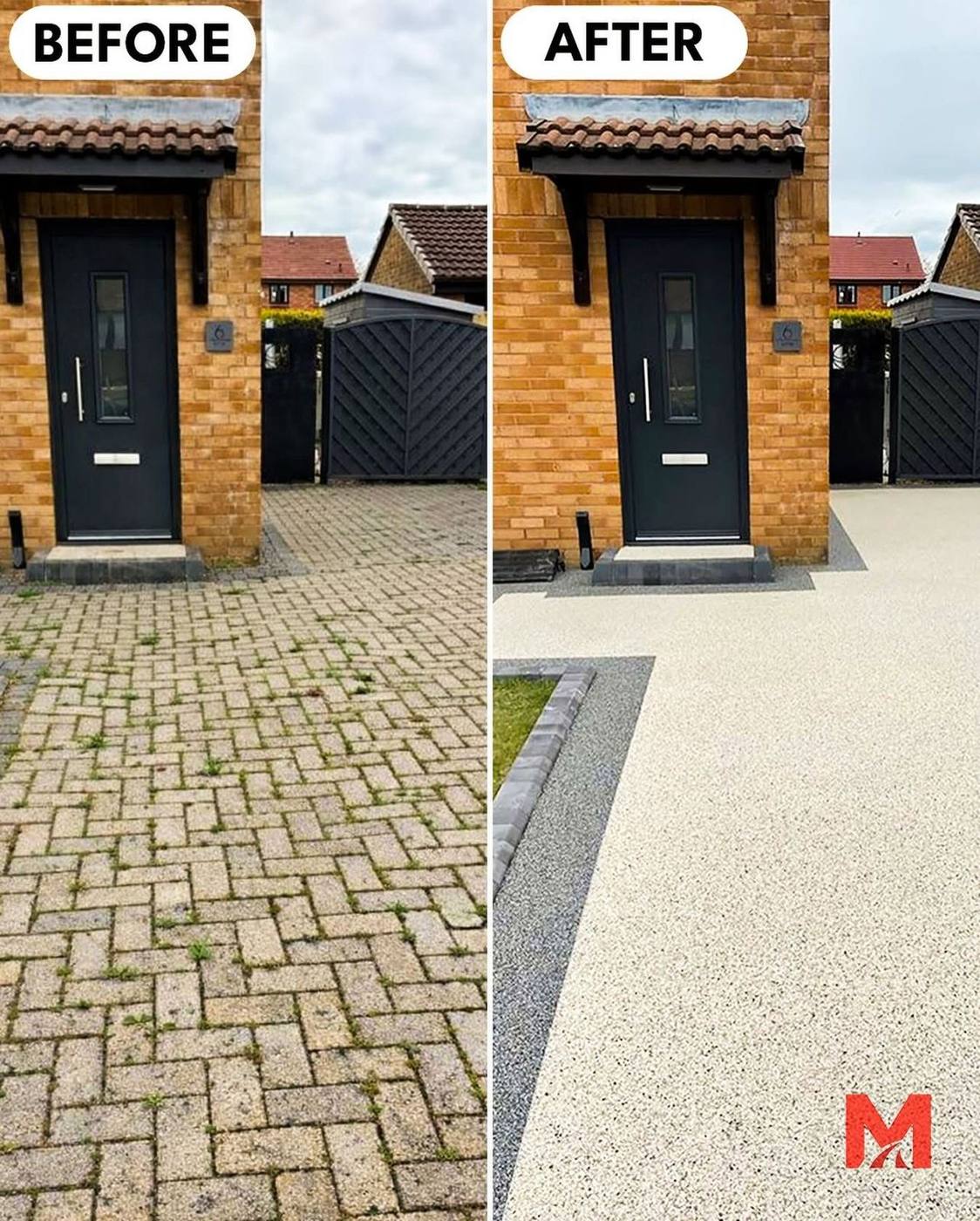 Before and after: a recent Cardiff transformation by Driveways and Paving Cardiff